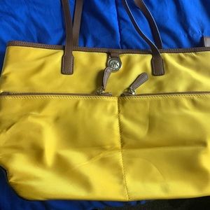 Michael Kors purse yellow used but like new